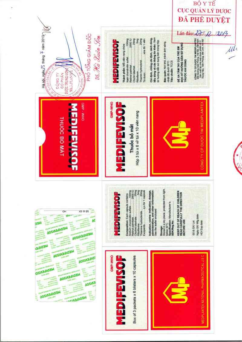 thông tin, cách dùng, giá thuốc Medifevisof - ảnh 0