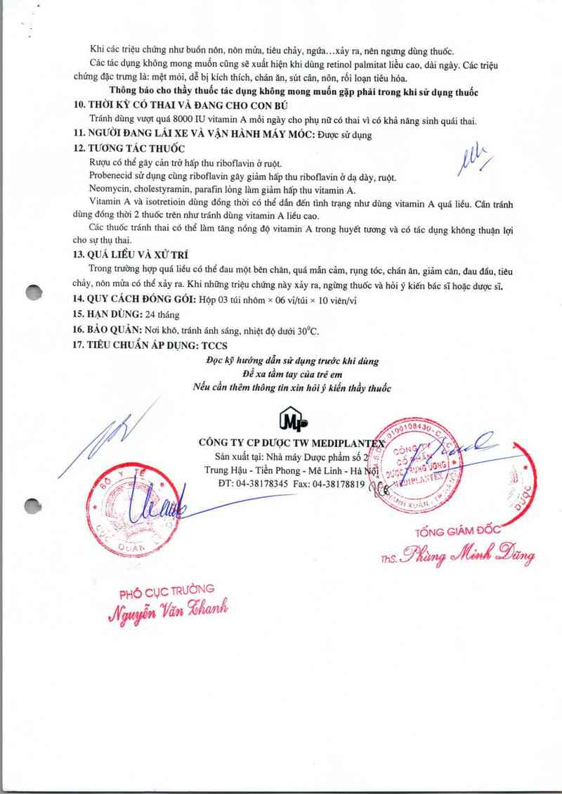 thông tin, cách dùng, giá thuốc Medifevisof - ảnh 3