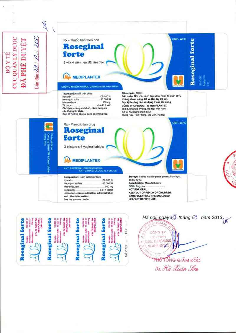 thông tin, cách dùng, giá thuốc Roseginal Forte - ảnh 0