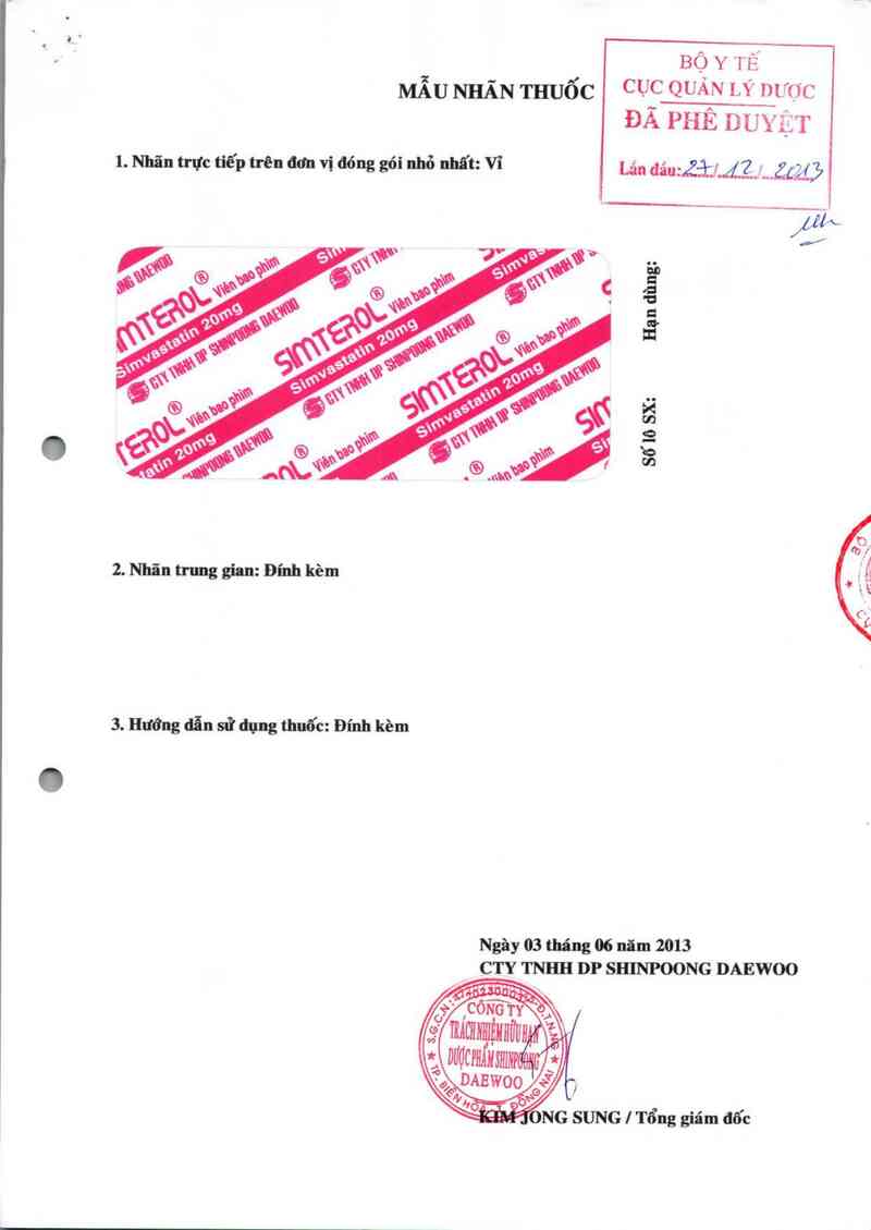 thông tin, cách dùng, giá thuốc Simterol - ảnh 0