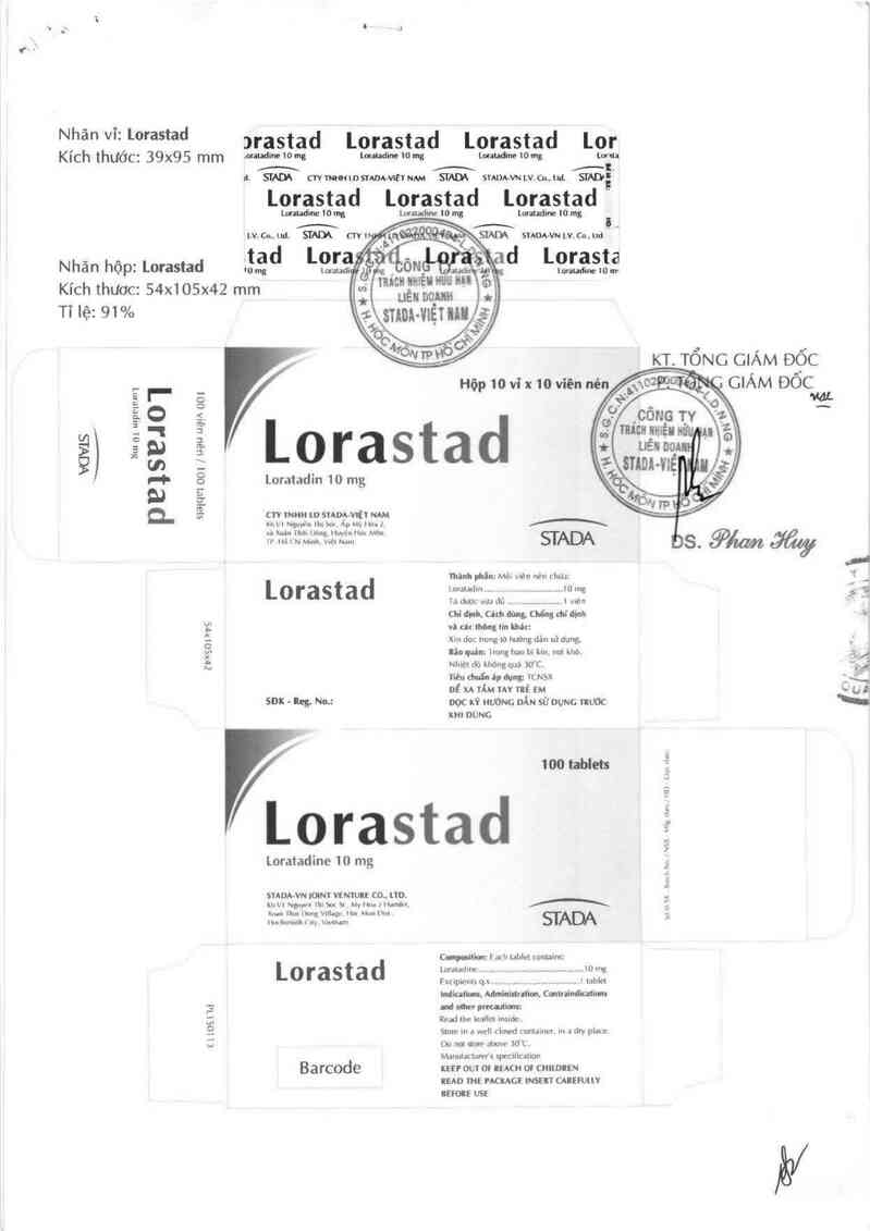 thông tin, cách dùng, giá thuốc Lorastad - ảnh 1