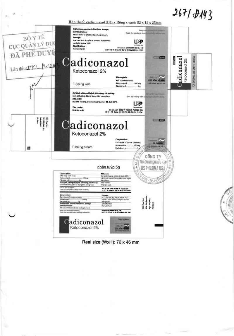 thông tin, cách dùng, giá thuốc Cadiconazol - ảnh 0