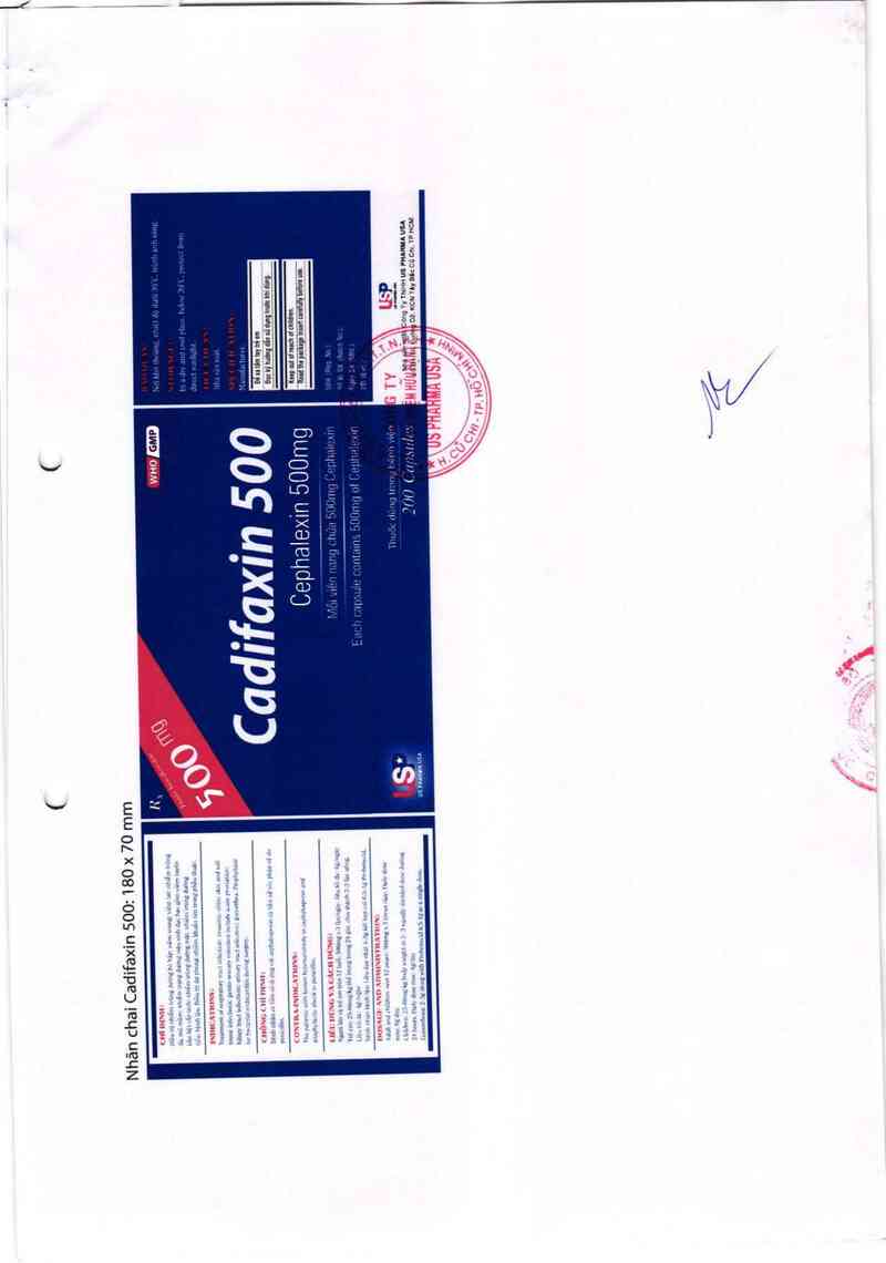 thông tin, cách dùng, giá thuốc Cadifaxin 500 - ảnh 1