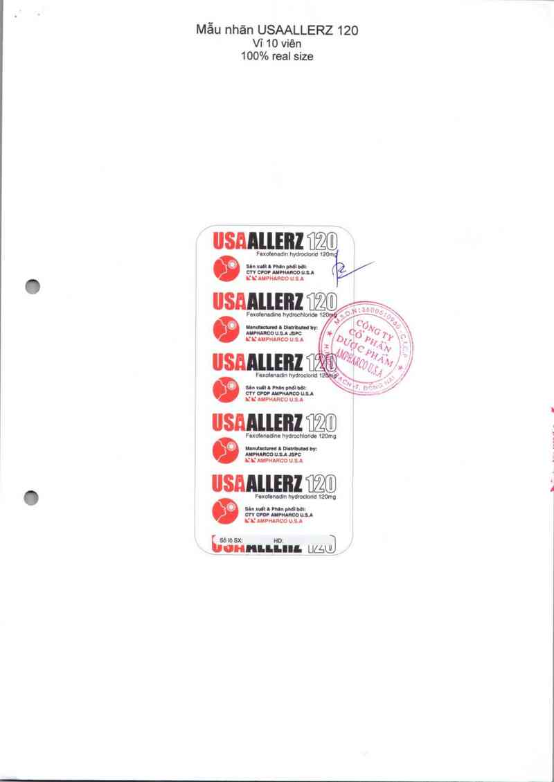 thông tin, cách dùng, giá thuốc Usaallerz 120 - ảnh 4