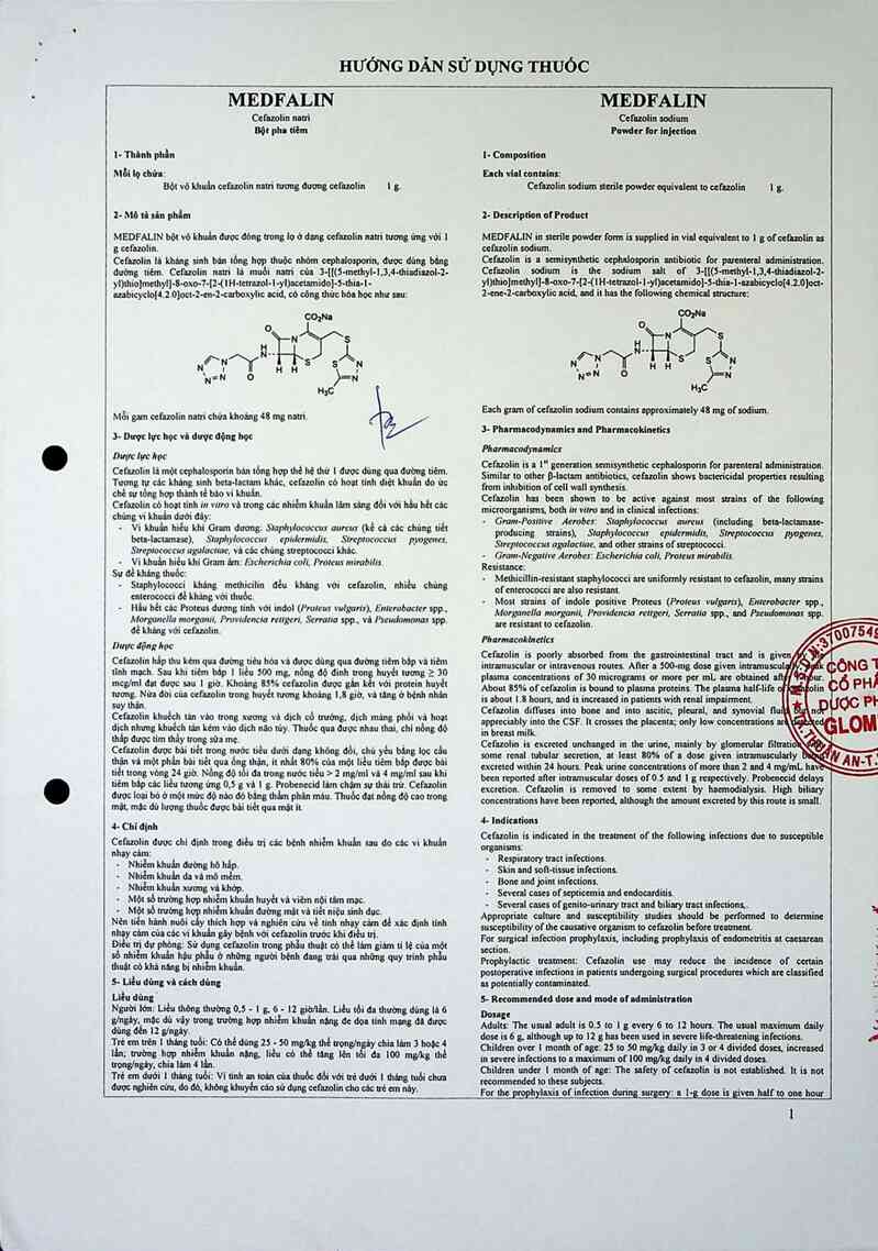 thông tin, cách dùng, giá thuốc Medfalin - ảnh 4