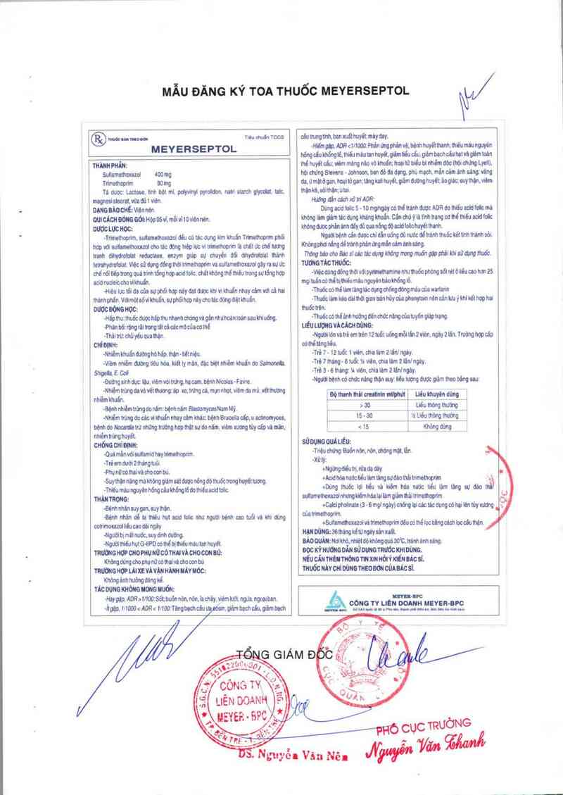 thông tin, cách dùng, giá thuốc Meyerseptol - ảnh 3
