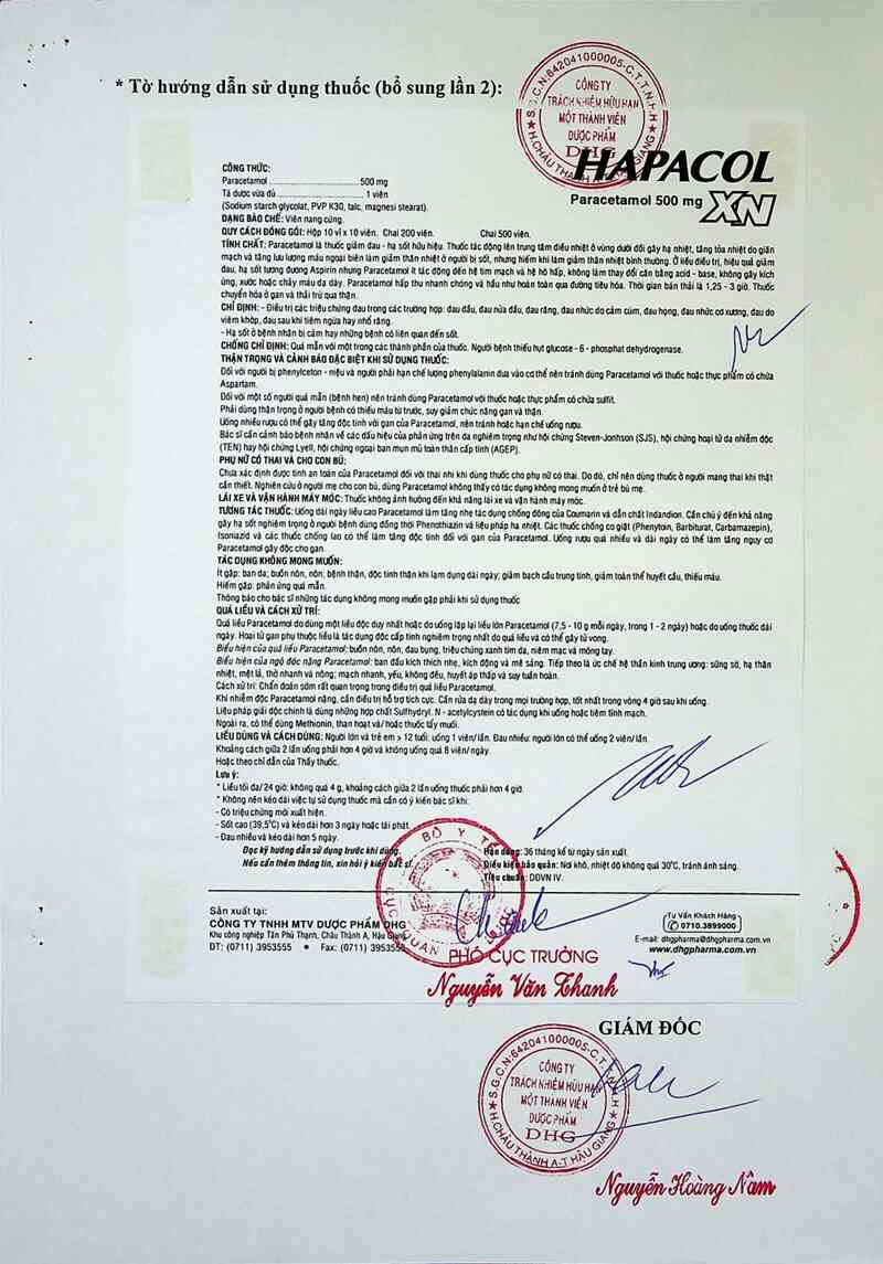 thông tin, cách dùng, giá thuốc Hapacol - ảnh 4