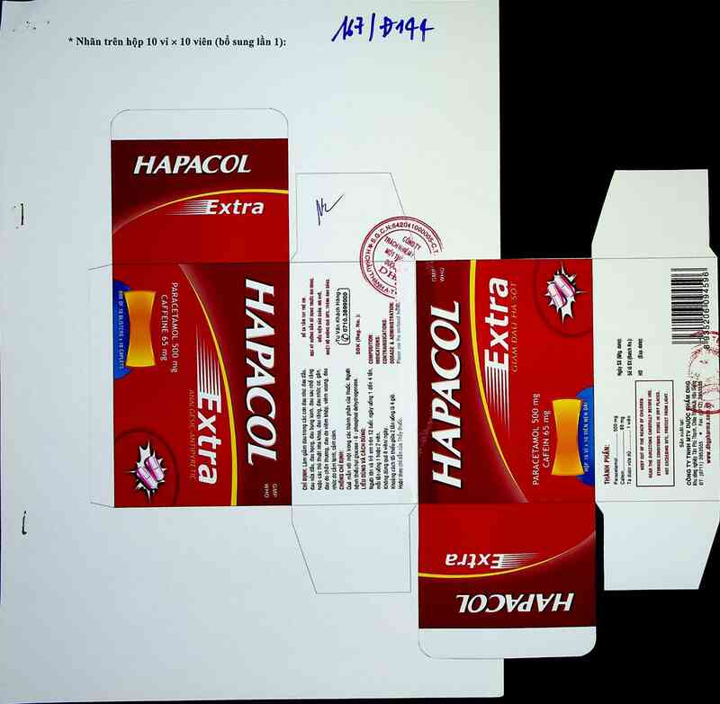 thông tin, cách dùng, giá thuốc Hapacol Extra - ảnh 1
