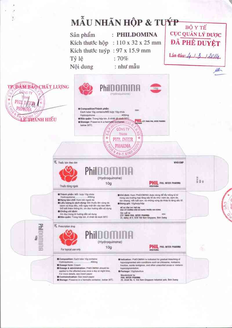 thông tin, cách dùng, giá thuốc Phildomina - ảnh 0