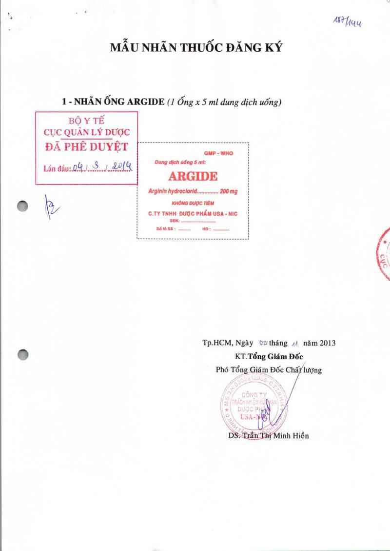 thông tin, cách dùng, giá thuốc Argide - ảnh 0