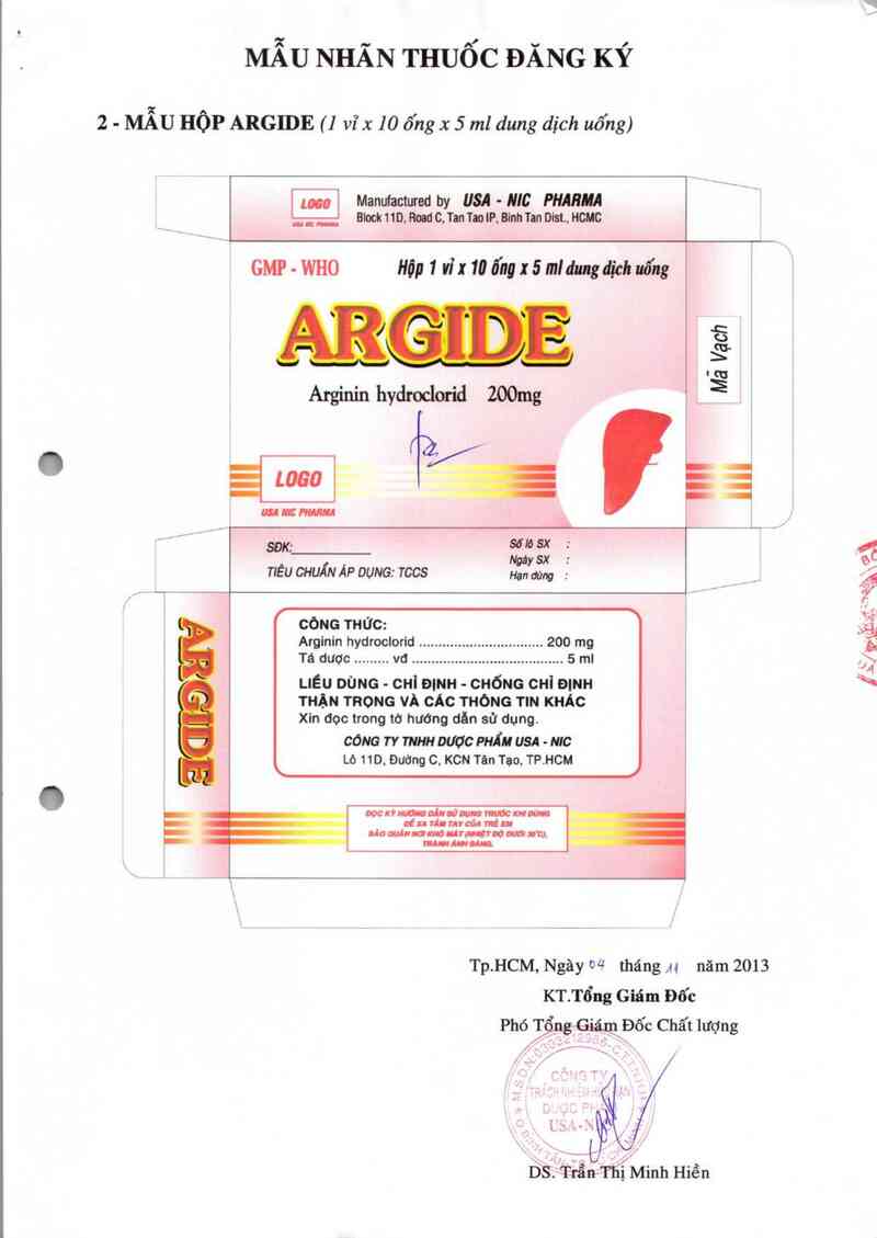 thông tin, cách dùng, giá thuốc Argide - ảnh 1