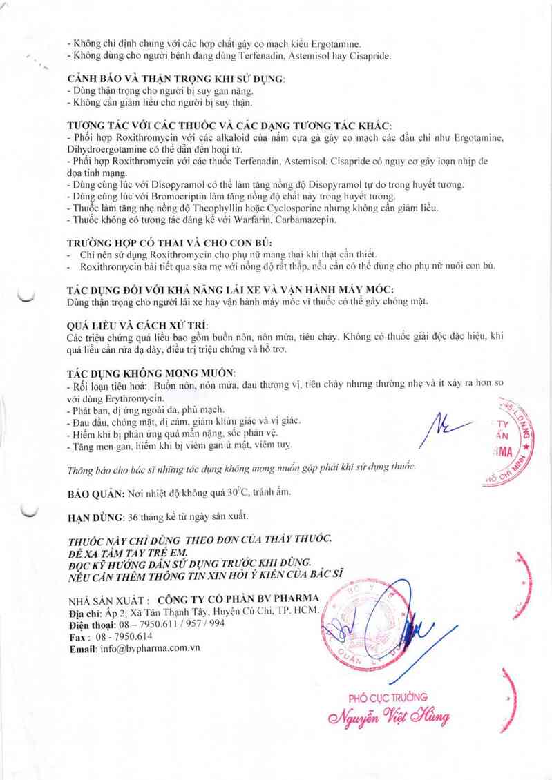 thông tin, cách dùng, giá thuốc Romylid - ảnh 4