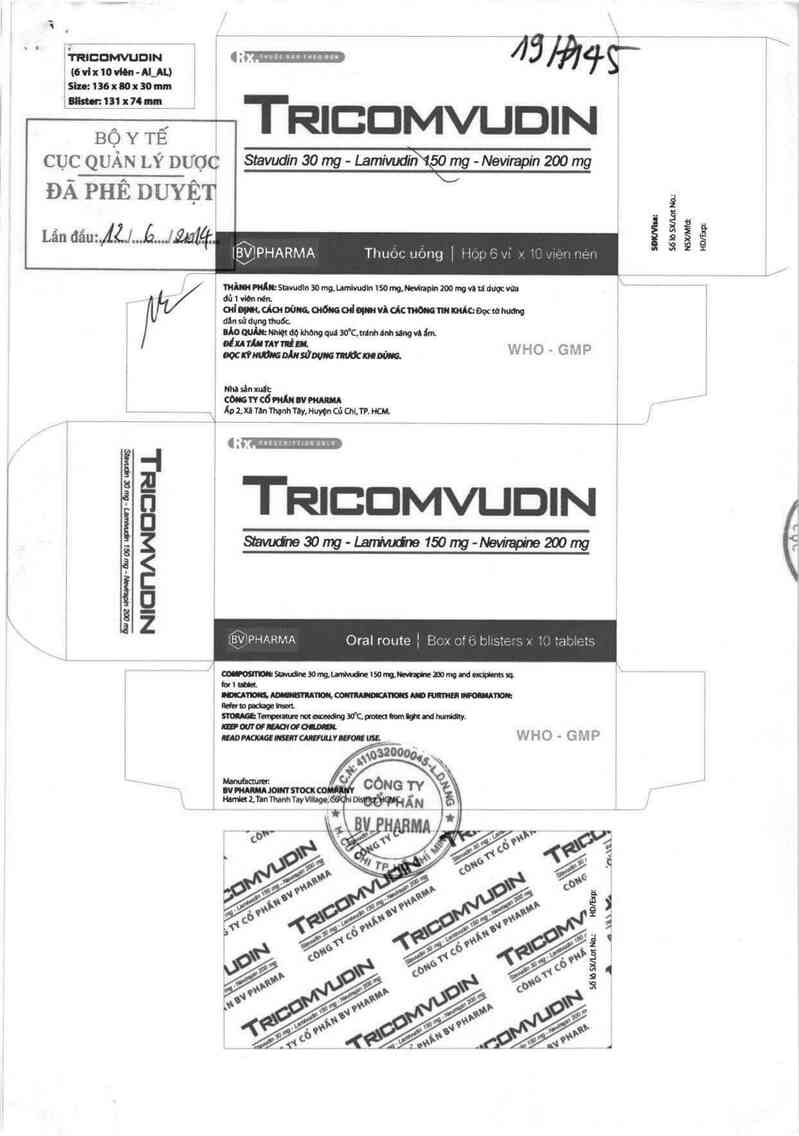 thông tin, cách dùng, giá thuốc Tricomvudin - ảnh 0