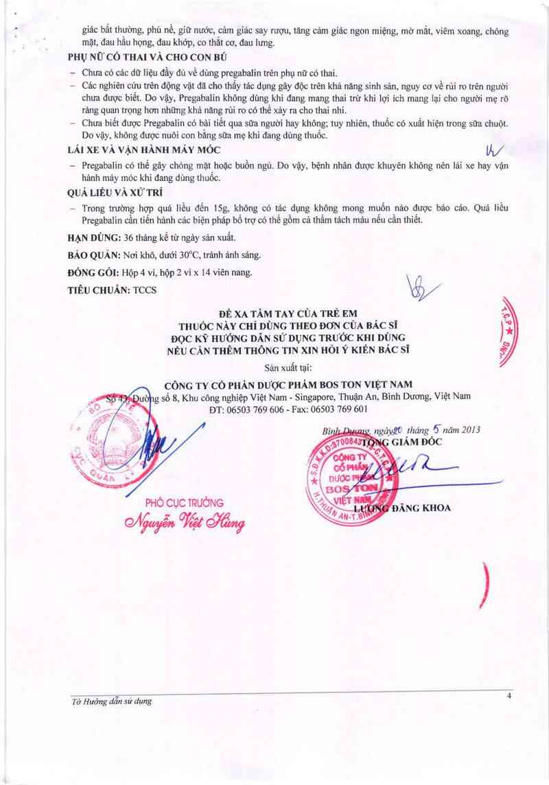 thông tin, cách dùng, giá thuốc Neuralmin 75 - ảnh 6