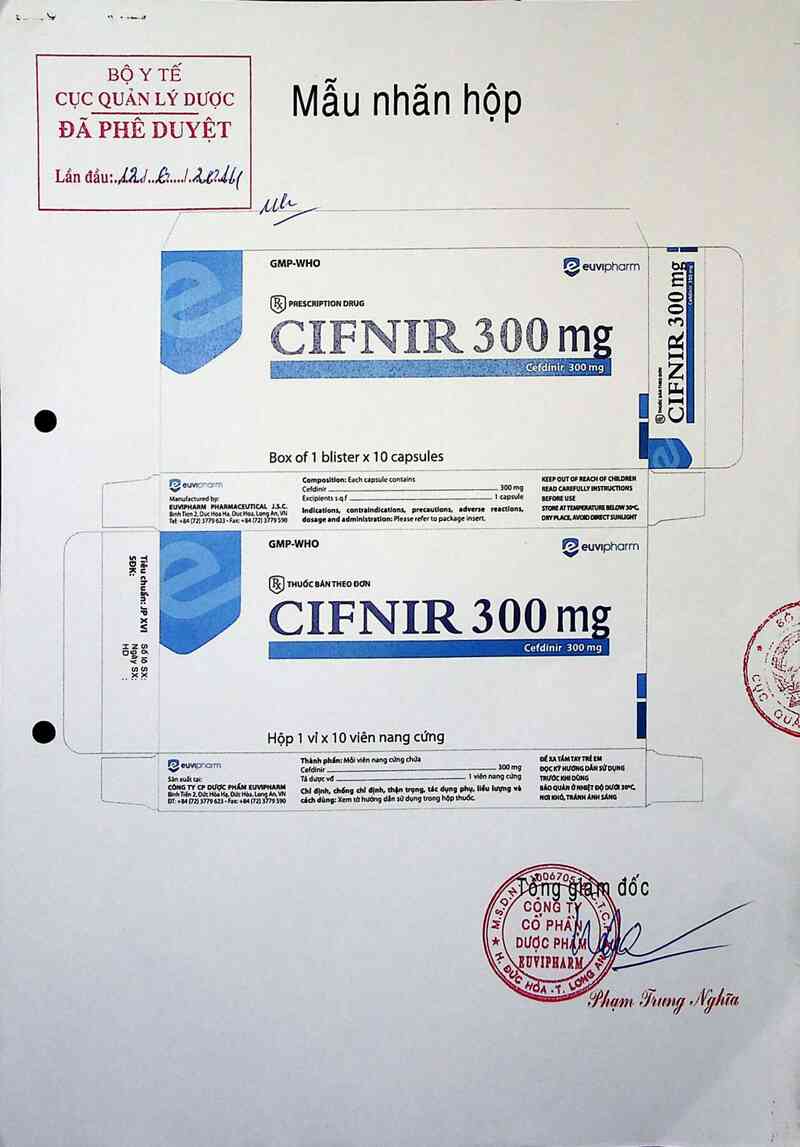 thông tin, cách dùng, giá thuốc Cifnir 300 mg - ảnh 0