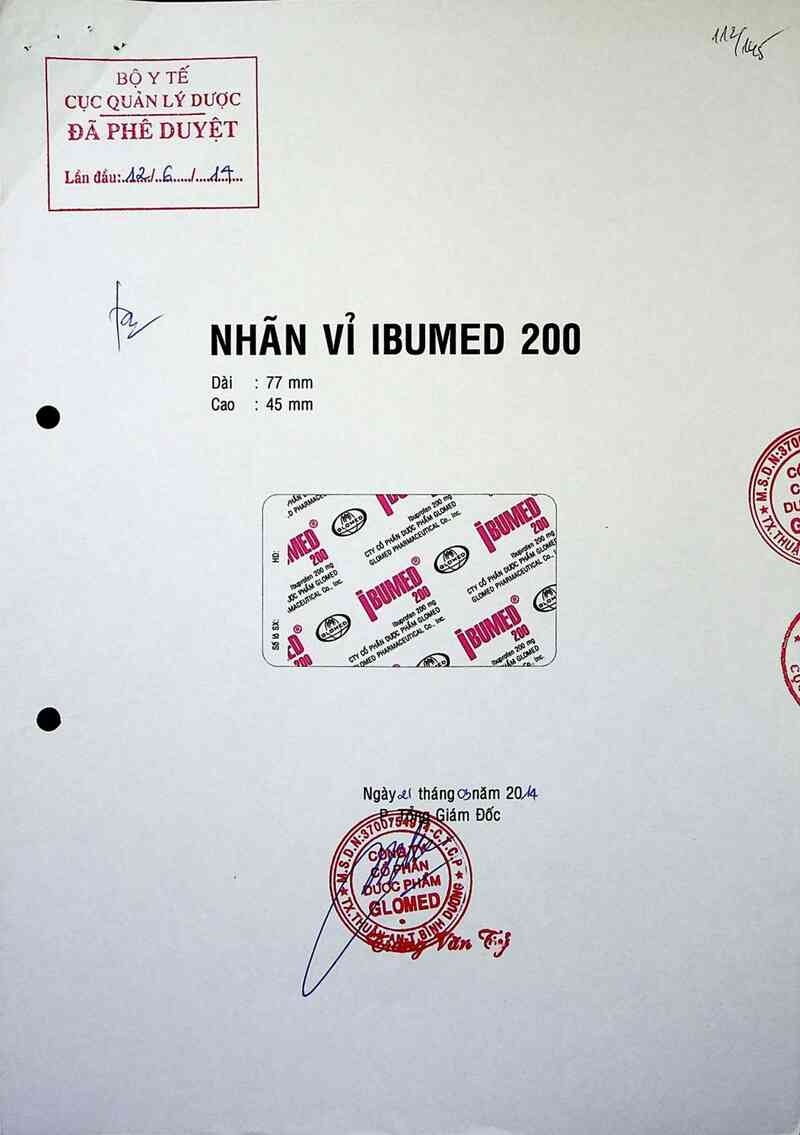 thông tin, cách dùng, giá thuốc Ibumed 200 - ảnh 0