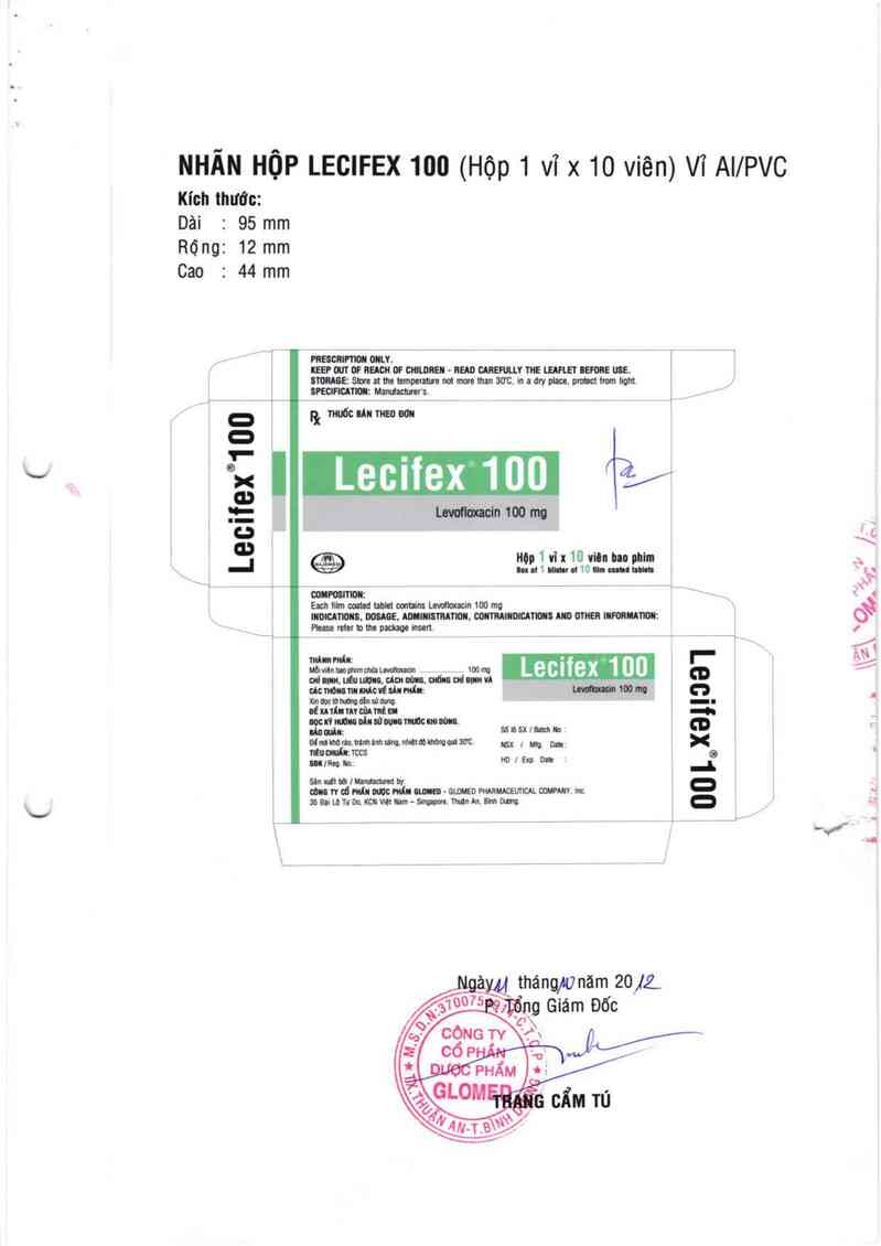 thông tin, cách dùng, giá thuốc Lecifex 100 - ảnh 4