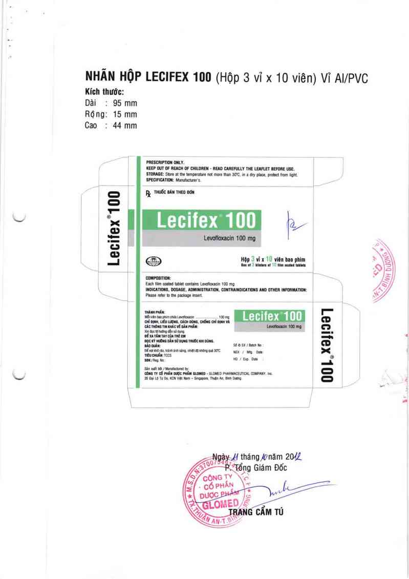 thông tin, cách dùng, giá thuốc Lecifex 100 - ảnh 5