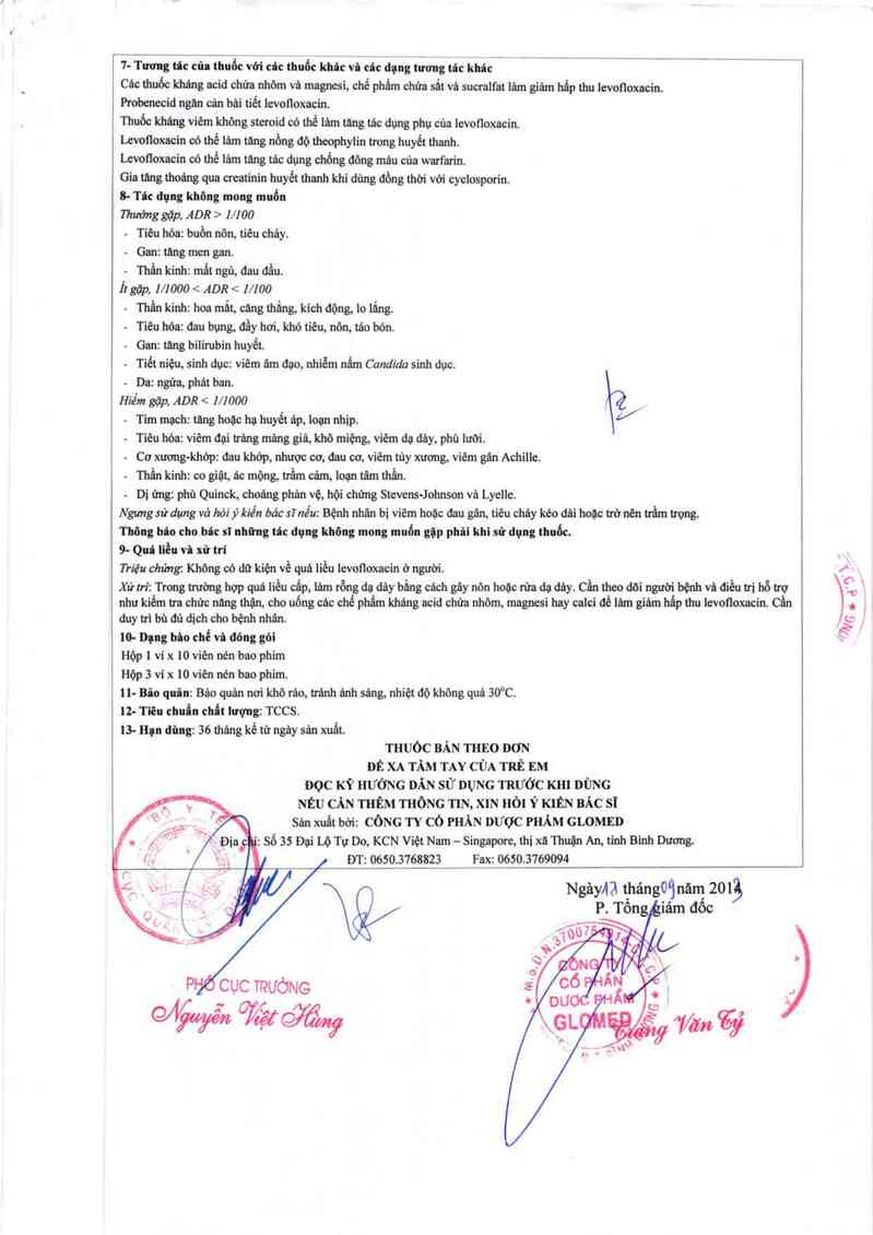 thông tin, cách dùng, giá thuốc Lecifex 100 - ảnh 8