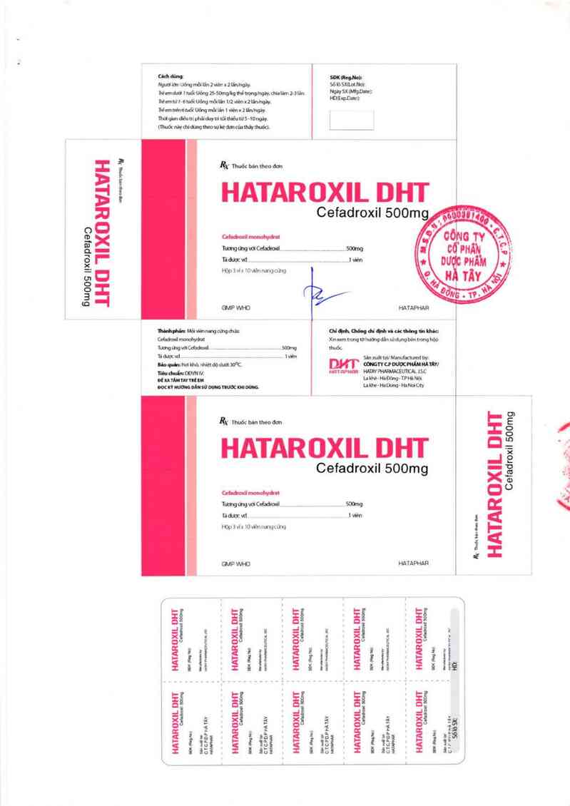 thông tin, cách dùng, giá thuốc Hataroxil-DHT - ảnh 1
