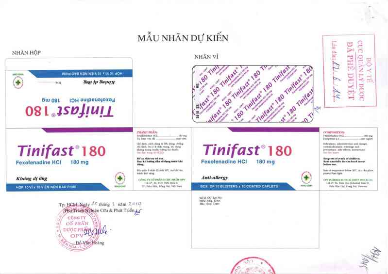 thông tin, cách dùng, giá thuốc Tinifast 180 - ảnh 0