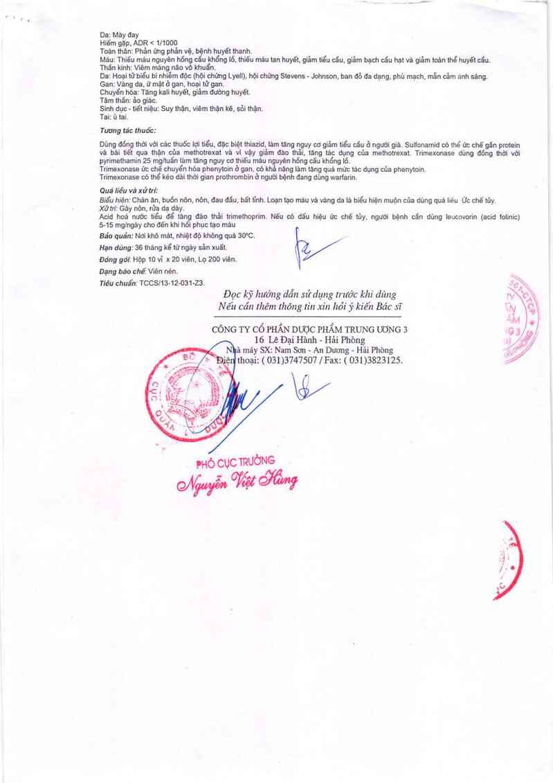 thông tin, cách dùng, giá thuốc Trimexonase - ảnh 4