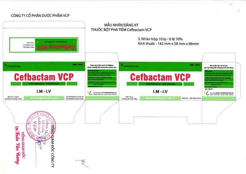 thông tin, cách dùng, giá thuốc Cefbactam VCP - ảnh 3