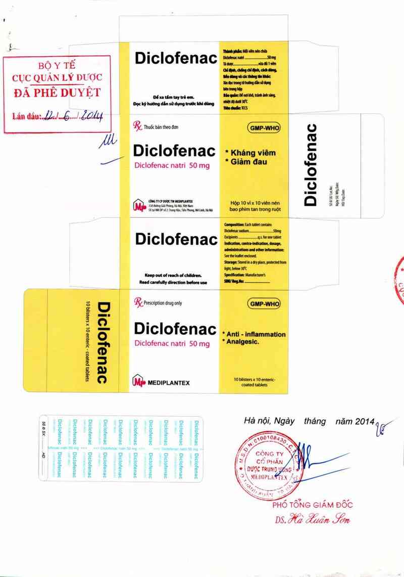 thông tin, cách dùng, giá thuốc Diclofenac - ảnh 0