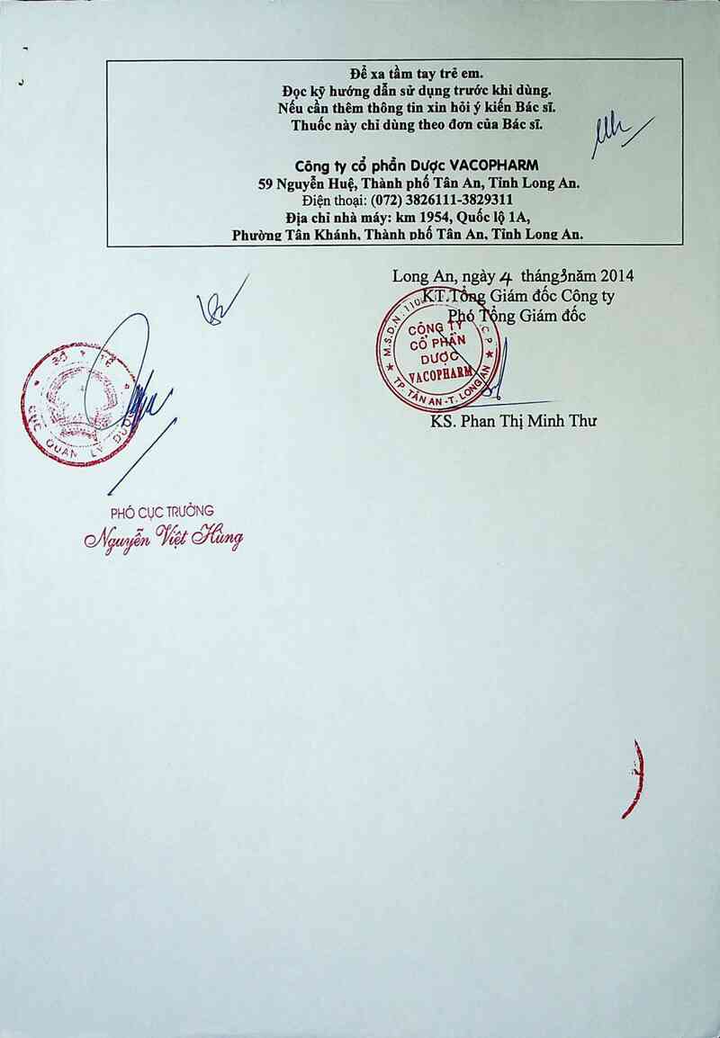 thông tin, cách dùng, giá thuốc Tinidazol 500 - ảnh 16
