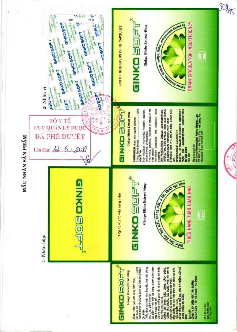 thông tin, cách dùng, giá thuốc Ginkosoft - ảnh 0