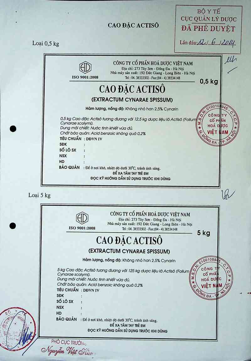 thông tin, cách dùng, giá thuốc Cao đặc Actiso - ảnh 0