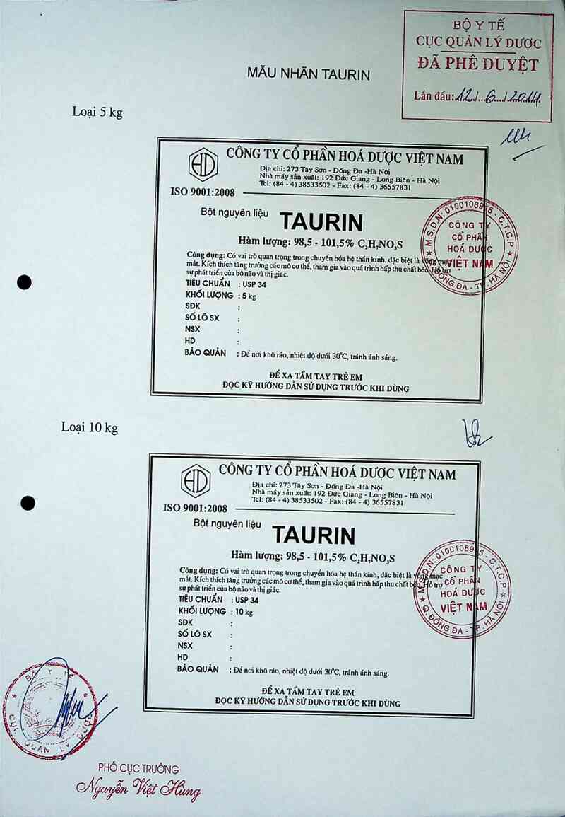 thông tin, cách dùng, giá thuốc Taurin - ảnh 0