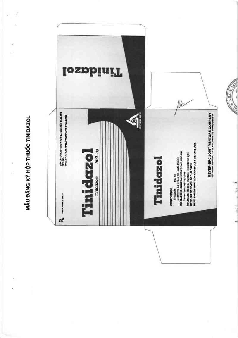 thông tin, cách dùng, giá thuốc Tinidazol - ảnh 1
