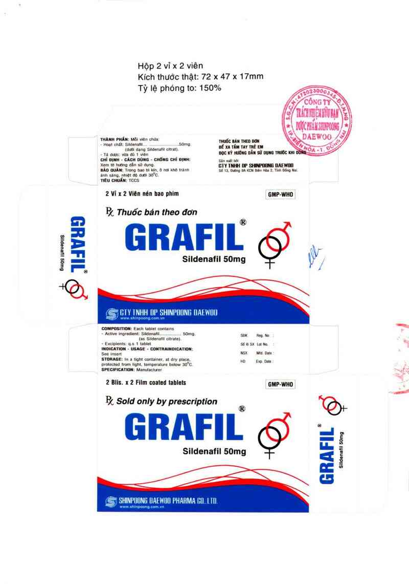 thông tin, cách dùng, giá thuốc Grafil - ảnh 1