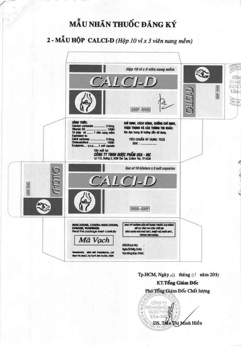 thông tin, cách dùng, giá thuốc Calci - D - ảnh 1