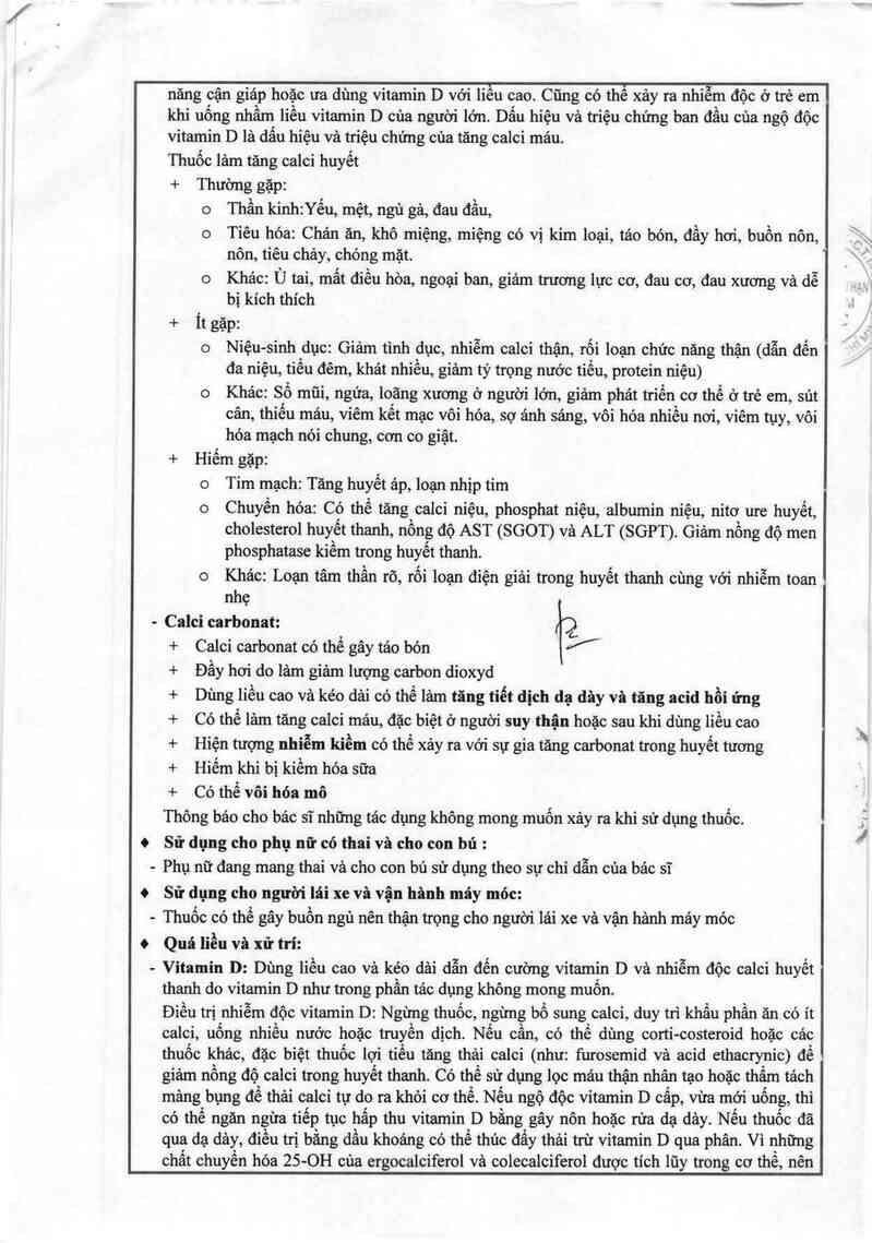 thông tin, cách dùng, giá thuốc Calci - D - ảnh 6