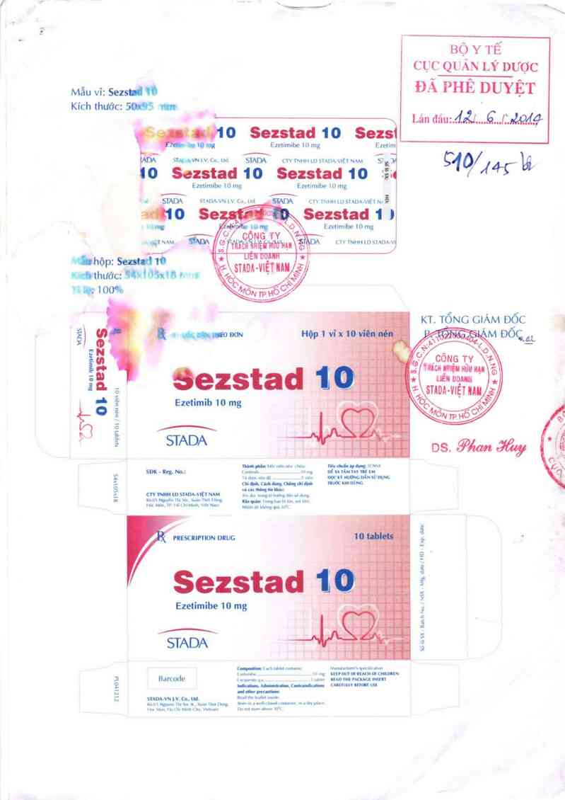 thông tin, cách dùng, giá thuốc Sezstad 10 - ảnh 0