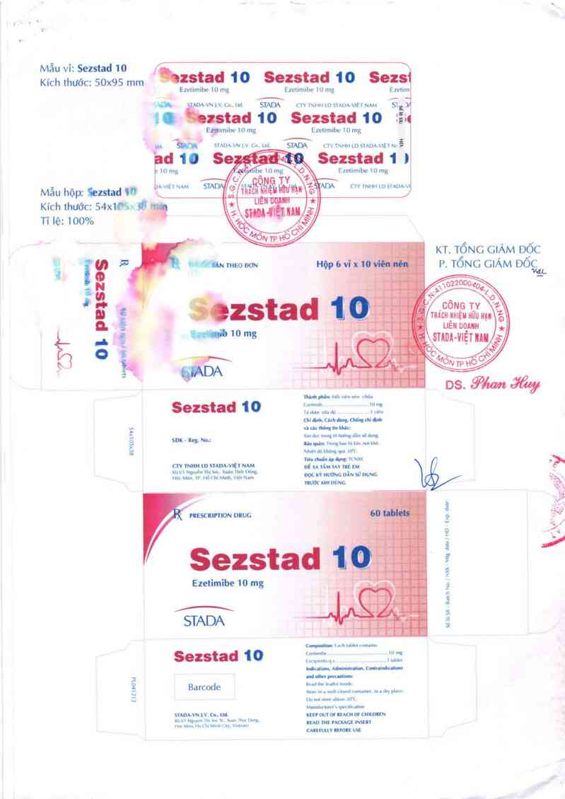 thông tin, cách dùng, giá thuốc Sezstad 10 - ảnh 2