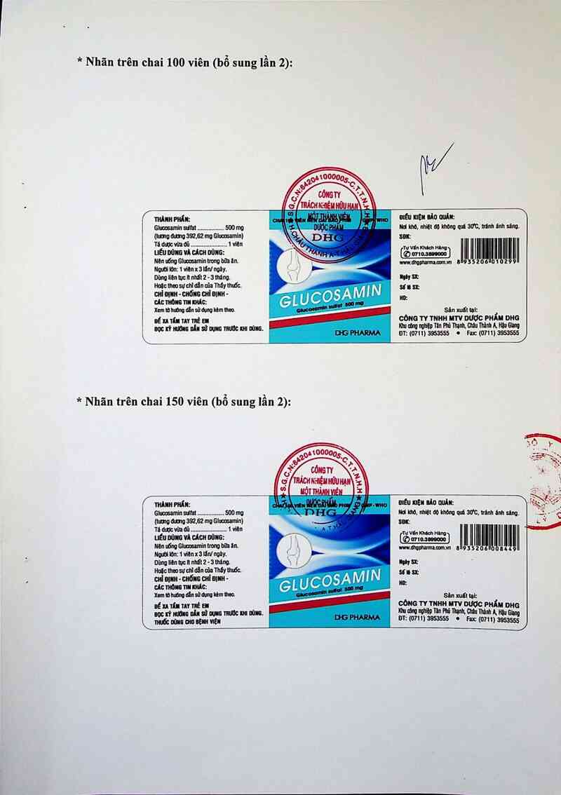 thông tin, cách dùng, giá thuốc Glucosamin - ảnh 2