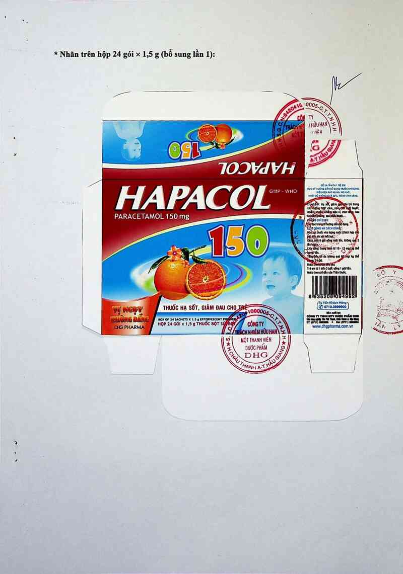 thông tin, cách dùng, giá thuốc Hapacol 150 - ảnh 1