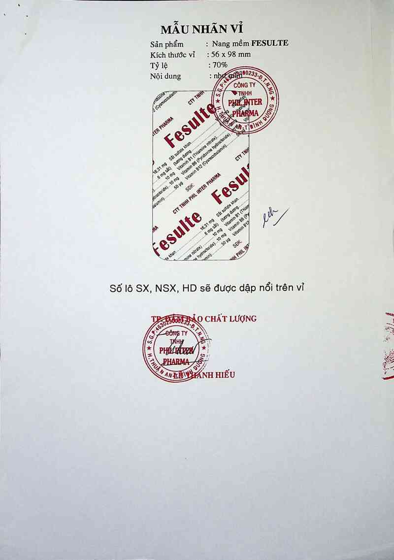 thông tin, cách dùng, giá thuốc Fesulte - ảnh 2