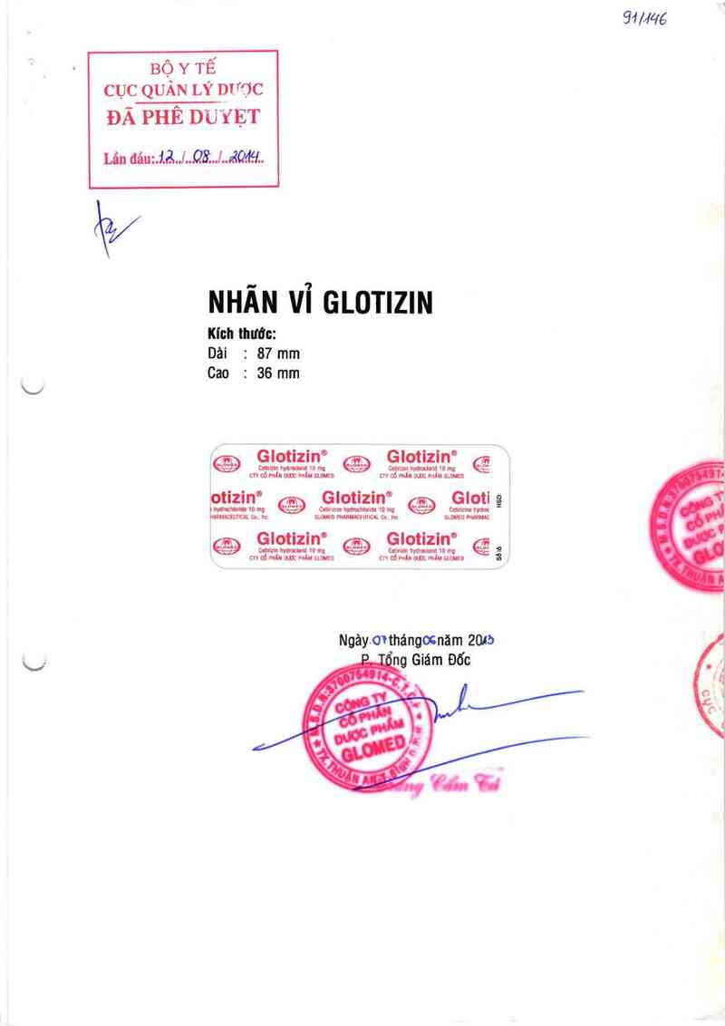 thông tin, cách dùng, giá thuốc Glotizin - ảnh 0