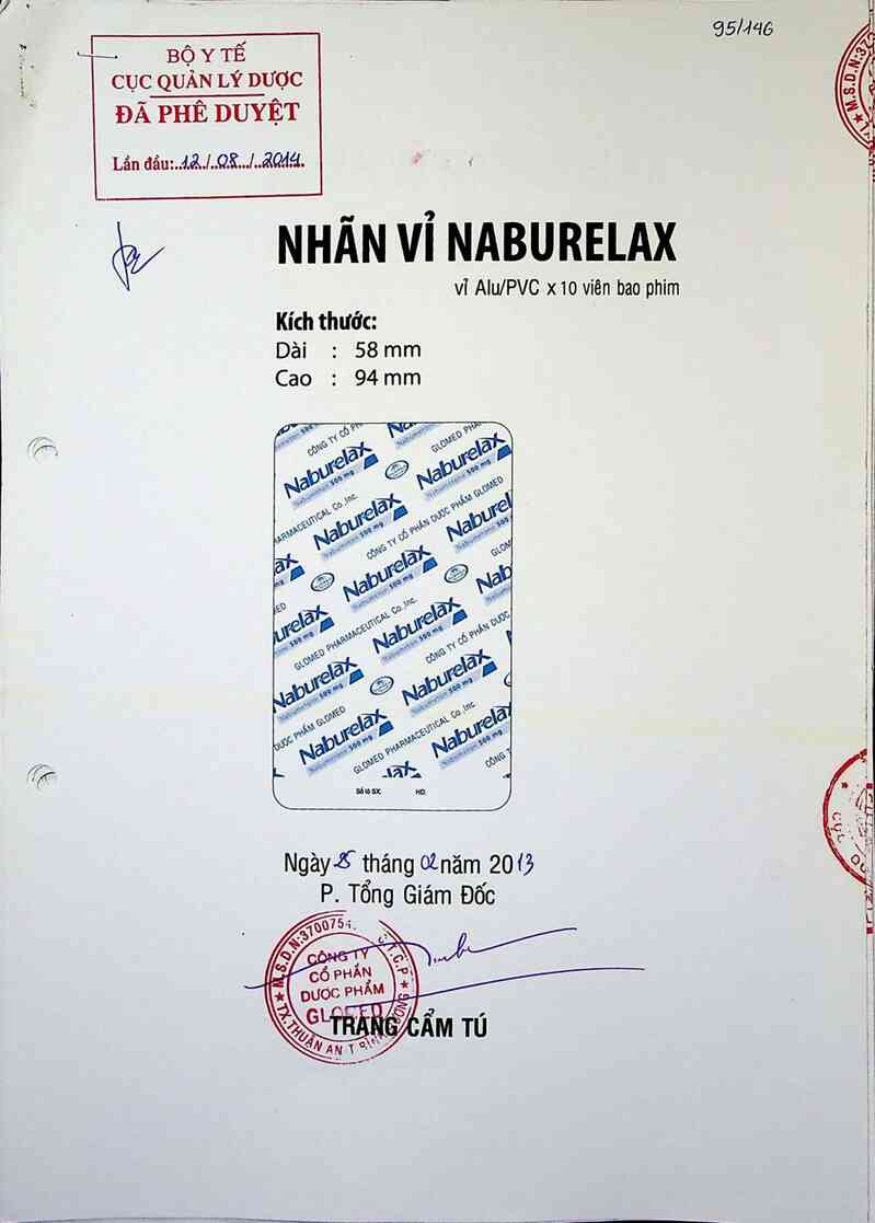thông tin, cách dùng, giá thuốc Naburelax - ảnh 0