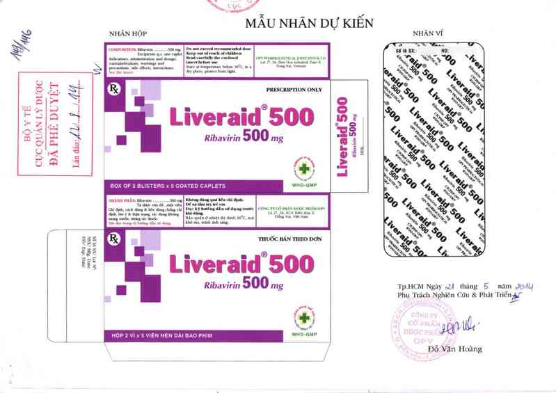 thông tin, cách dùng, giá thuốc Liveraid 500 - ảnh 0