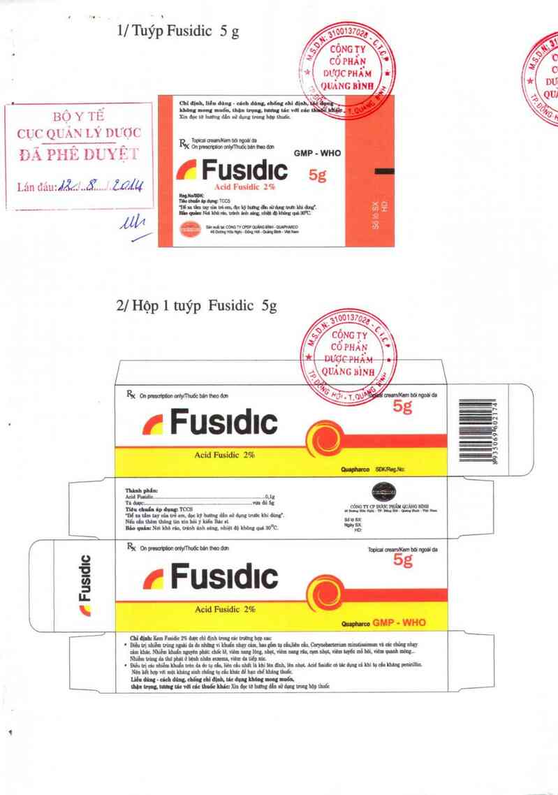 thông tin, cách dùng, giá thuốc Fusidic - ảnh 0