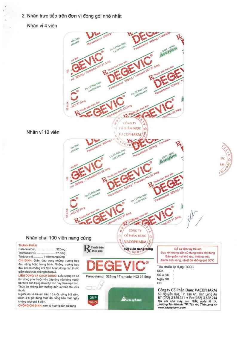 thông tin, cách dùng, giá thuốc Degevic - ảnh 4