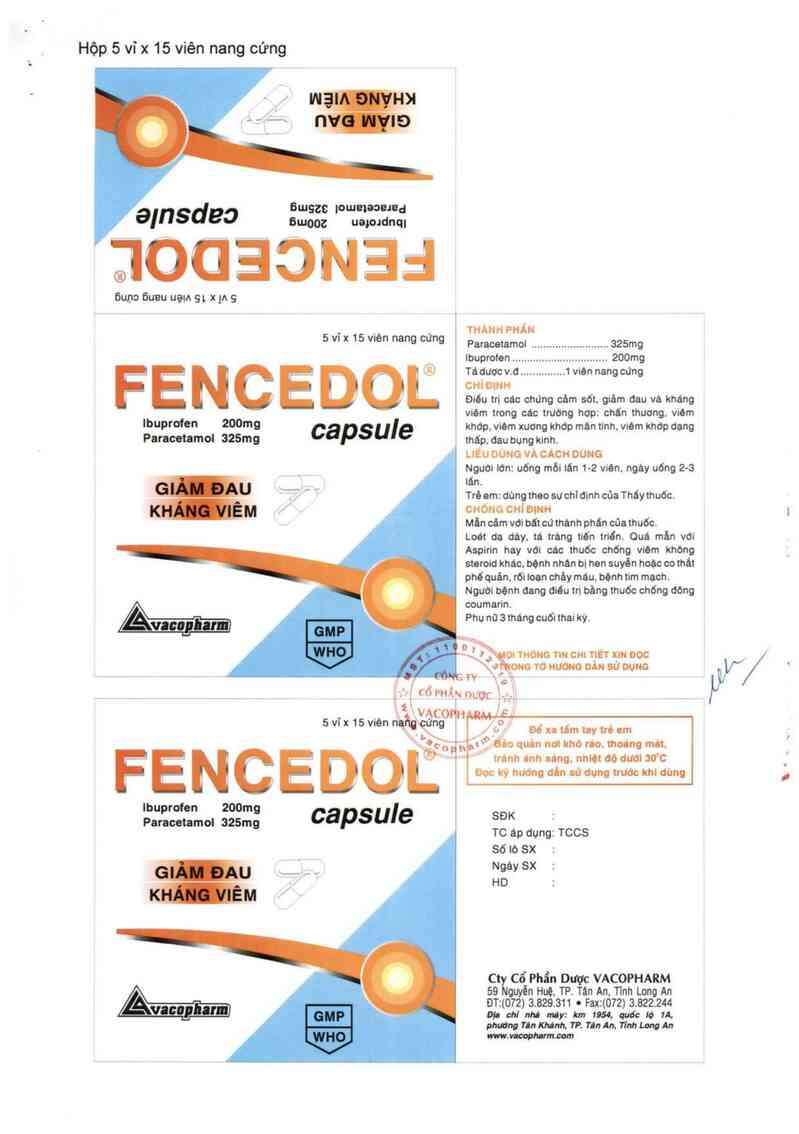 thông tin, cách dùng, giá thuốc Fencedol - ảnh 4