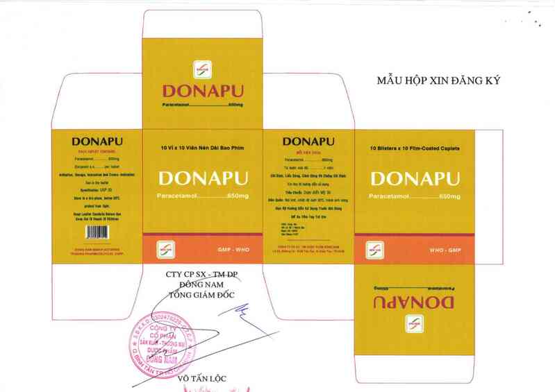 thông tin, cách dùng, giá thuốc Donapu 650 mg - ảnh 4