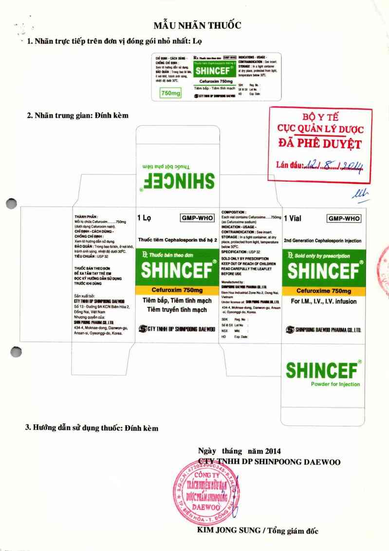 thông tin, cách dùng, giá thuốc Shincef - ảnh 0