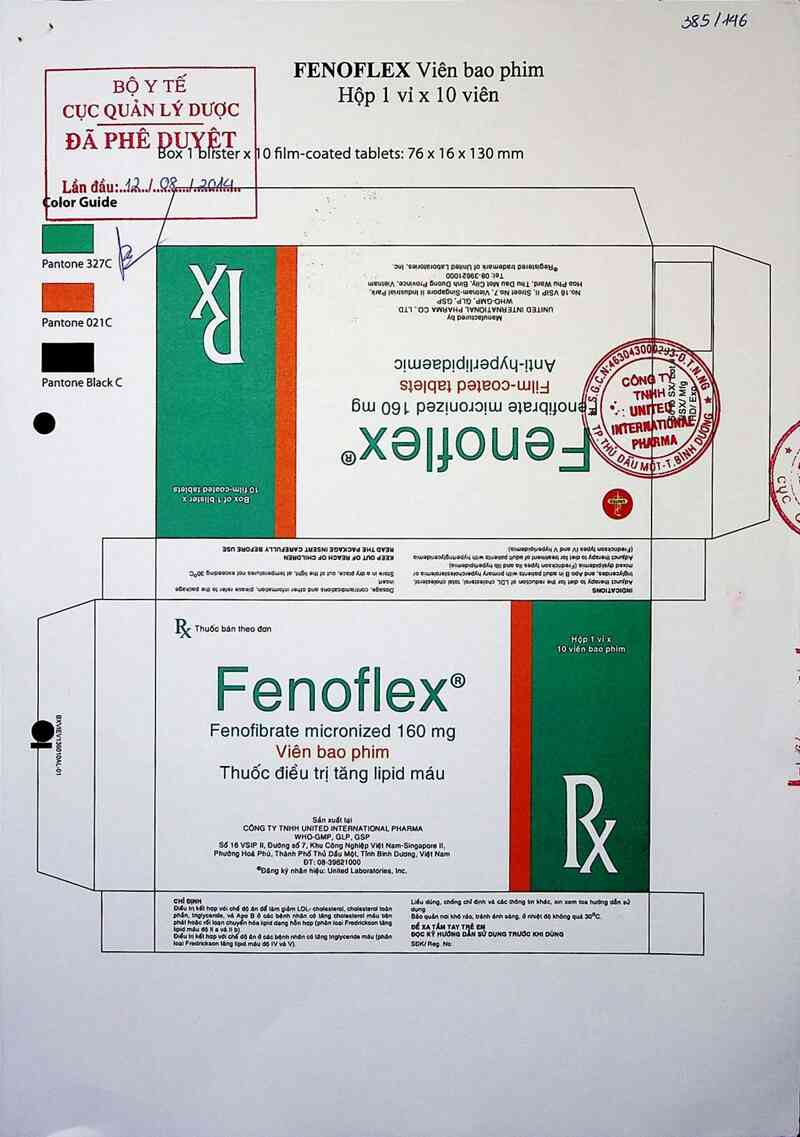thông tin, cách dùng, giá thuốc Fenoflex - ảnh 0